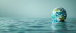 © pier - globe floating water environmental challenges web banner copy space right side concept