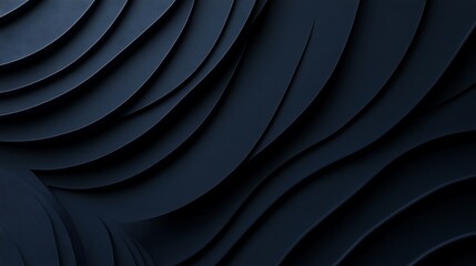 Wall Mural - Dark Wave Abstract Background (1)