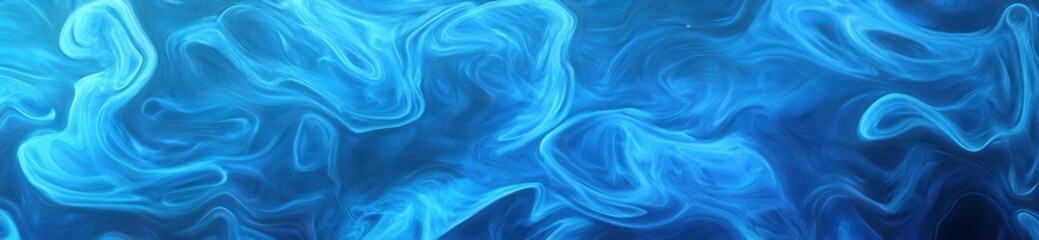 Wall Mural - abstract blue swirling smoke texture background.