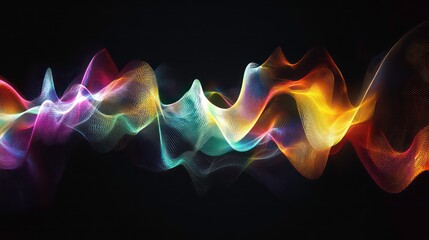 Wall Mural - abstract representation of financial market trends showcasing colorful candlestick charts and dynami