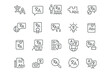 © Mikhail - Language and Translation Icon Collection – The set features icons representing speech and text translation, language exchange, translation services, document translation, and online learning tools