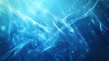 Wall Mural - a glowing light blue abstract background, ideal for use in digital technology and medical science ap