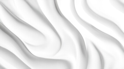 Wall Mural - abstract white wavy texture background.