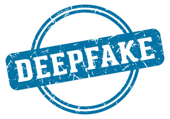 Wall Mural - deepfake stamp