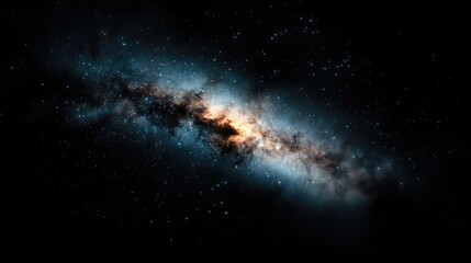 Wall Mural - Milky Way Galaxy, cosmic dust, stars, night sky, space exploration, astronomy background