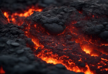 background surface the lava bedrock black burn burnt fractured crust danger detail earth erupt erupting eruption explosion fire fissure flames flow flowing fracture glowing grunge heat hell hot