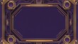 © lisa - Purple gold tech frame background