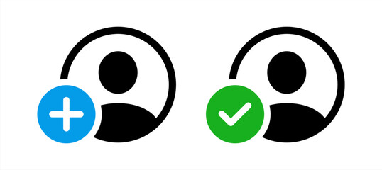 Poster - Verified user account sign icon vector design, vector icons.