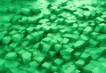 Wall Mural - background canvas multifaceted geometric polygon design green base texture pattern abstract graphic 