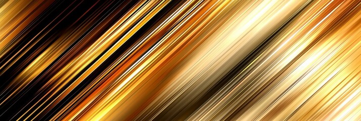 Wall Mural - this abstract composition showcases black and gold tones complemented by white accents, with a gradi