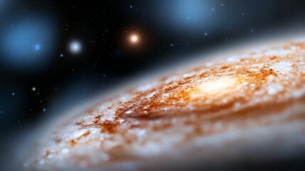 Wall Mural - close up of a star with a yellow spot in the center
