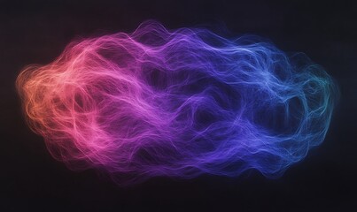 Aufkleber - Digital artwork of a brain-shaped cloud composed of interconnected elements, ideal for tech and mental health themes.