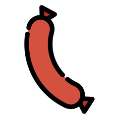 Wall Mural - sausage icon