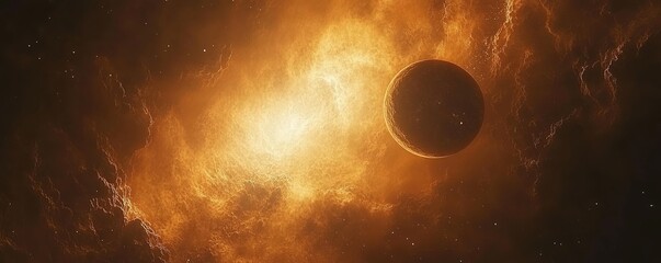 Wall Mural - exploring cosmic wonders stellar phenomena and celestial bodies outer space digital art nebula envir