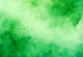 Wall Mural - ombre background green watercolor abstract art analog artistic border colours design withering graph