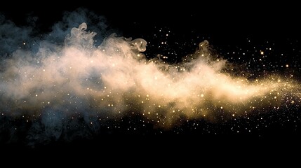 Wall Mural - explosion in the dark