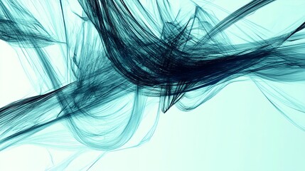Wall Mural - intricate interplay of dynamic lines creating abstract artwork