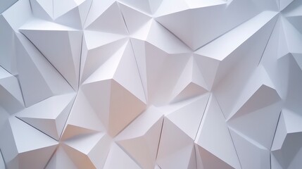 Wall Mural - Modern Geometric Pattern in White for Contemporary Design Aesthetics