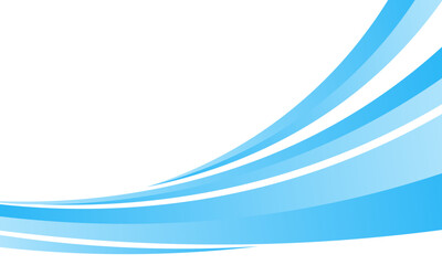 Wall Mural - abstract blue wavy background. graphic design banner pattern background template. dynamic curve shap