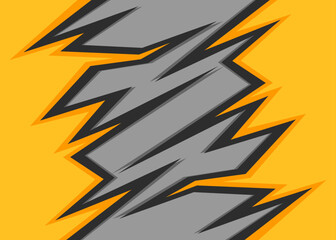 Wall Mural - abstract background with jagged arrow pattern and with some copy space area