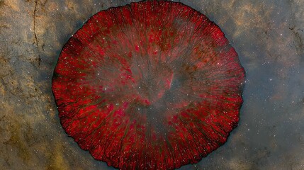 Wall Mural - cosmic bloom: a breathtaking view into the heart of a vibrant nebula, showcasing the intricate detai