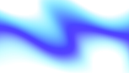 Fototapete - Overlay abstract blue gradient on transparent background. Elegance wavy gradient