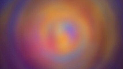 Wall Mural - Hypnotic Twirling Vortex with Blurred Orange and Purple Swirls - Psychedelic Whirlpool Effect in a Seamless Loop - Dynamic Radial Motion of Rotating Light Waves
