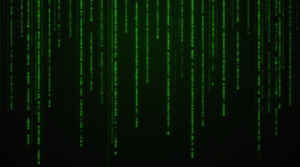 green binary code