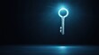 © Newvie - A glowing key floats in a dark space, symbolizing access, mystery, and potential.