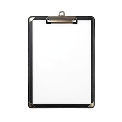 Wall Mural - Closeup view of Clipboard isolated on white background