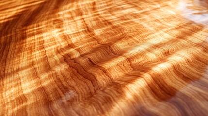 Wall Mural - Polished Wood Grain Shows Natural Beauty