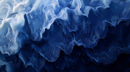 Wall Mural - blue gradient abstract background with a textured, grainy effect, evoking depth and motion