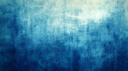 Wall Mural - blue gradient abstract background with a textured, grainy effect, evoking depth and motion