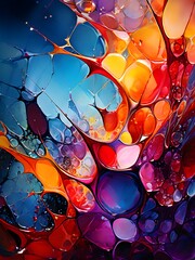 Wall Mural - abstract colorful background