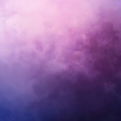 Poster - Dreamy gradient of pink blending into lavender with soft misty texture