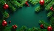 © nittiya - Deep green pine boughs, abundant needles, festive backdrop , texture, christmas tree branches