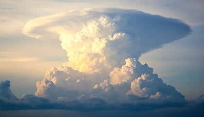 Dramatic Cumulonimbus Cloud Formation at Sunset