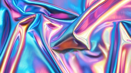 Wall Mural - holographic pastel background with soft gradient and shimmering effects for creative projects and de