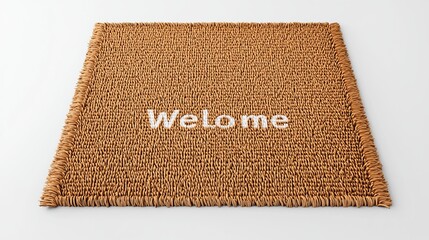 Wall Mural - A Warm Welcome: Simple and Stylish Doormat Design with 