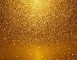 Wall Mural - Shimmering golden glitter sparkling in the light, creating a festive and luxurious atmosphere.