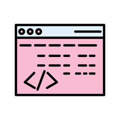 coding icon design