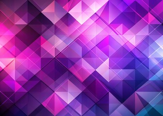 Wall Mural - this vibrant abstract background features overlapping geometric shapes in shades of purple and pink