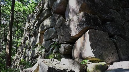 Wall Mural - 安土城 黒金門石垣