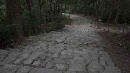 Wall Mural - 安土城 主郭へ続く石段風景