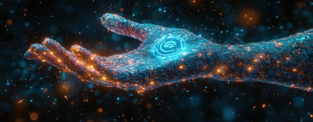 AI Deep Learning Big Data Machine Learning Digital Technology Algorithm Cyber Network Connection