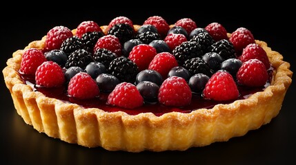 Wall Mural - Tempting Berry Tart