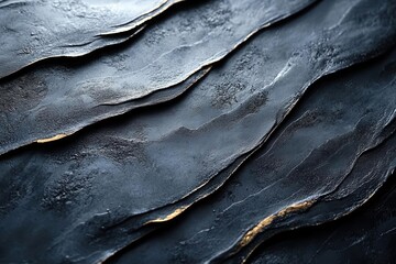 Wall Mural - textured dark gray background with elegant metallic gradient overlay subtle noise pattern and dynami