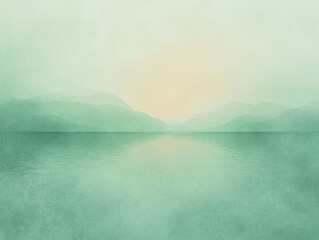 Aufkleber - Soft Gradient Pastel Green Background Texture Vintage Grunge