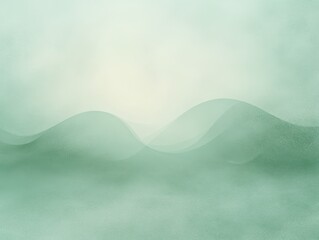 Aufkleber - Minimalist Pastel Green Abstract Background with Soft Gradient and Vintage Texture