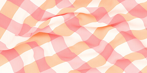 Wall Mural - Abstract Plaid Pattern With Pink And Peach Tones